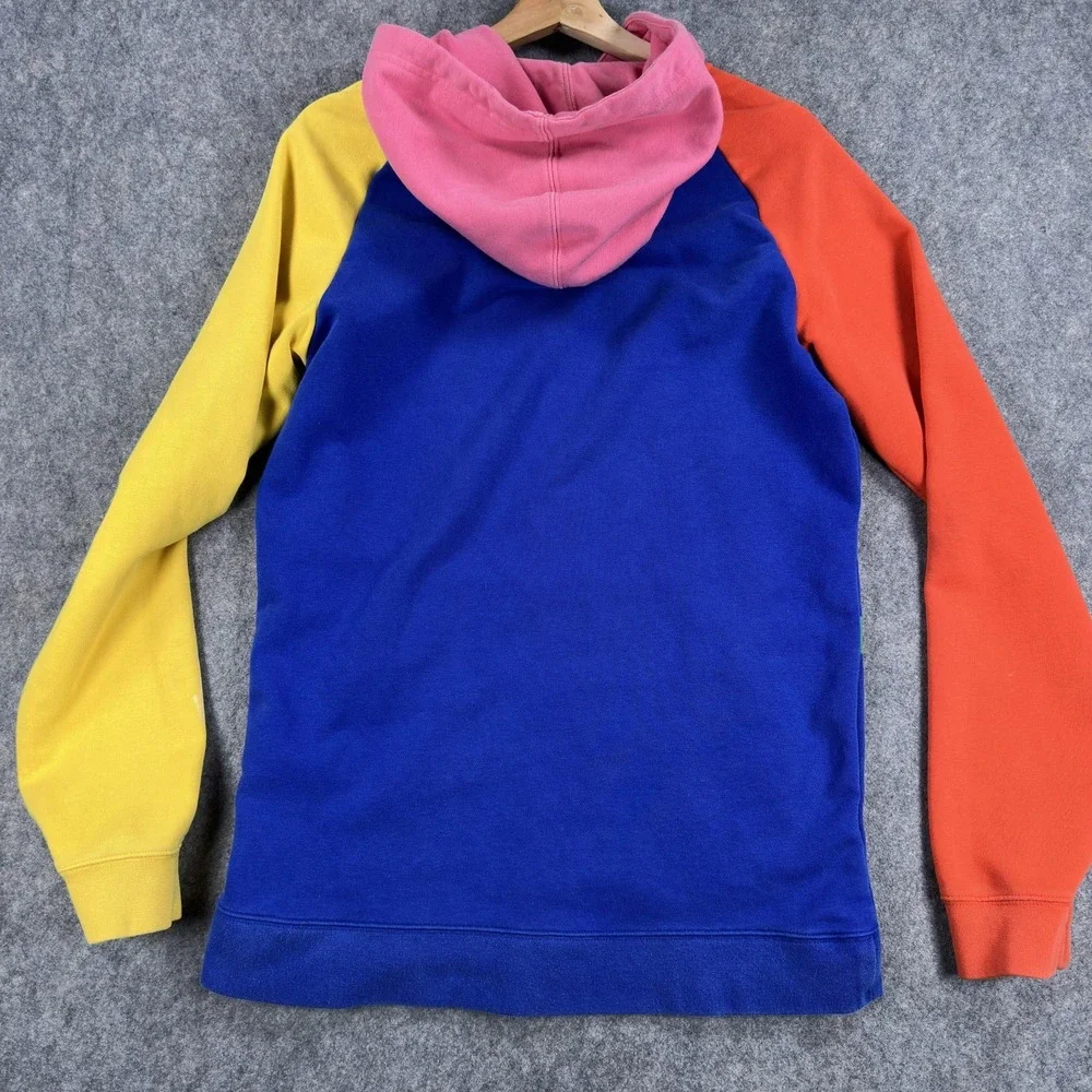 Jordan Nike Air Hoodie Mens Medium Multicolor Graphic Fleece Pullover Sweatshirt